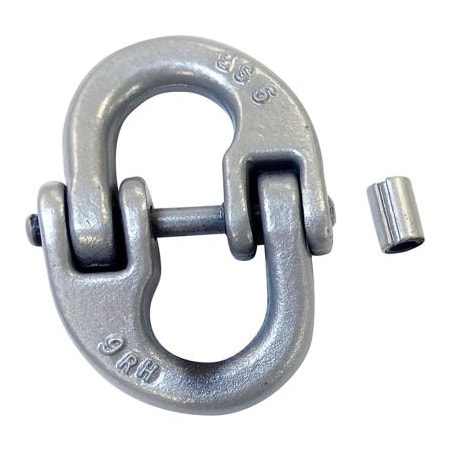 Mazzella Crosby A-1337 G100 Chain Connecting Link, Lok-A-Loy 3/8", 8800 LBS WLL 1015122
